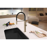 Linsol Luca Pull Out Sink Mixer Oiled Bronze